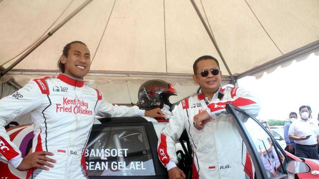 Kondisi Bambang Soesatyo dan Sean Gelael usai kecelakaan reli