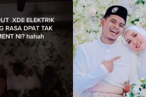 Mendadak mati lampu, pemotretan resepsi ini hasilnya bikin tercengang