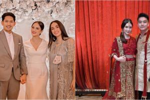 Penampilan 9 presenter dan pasangan saat kondangan, gayanya serasi
