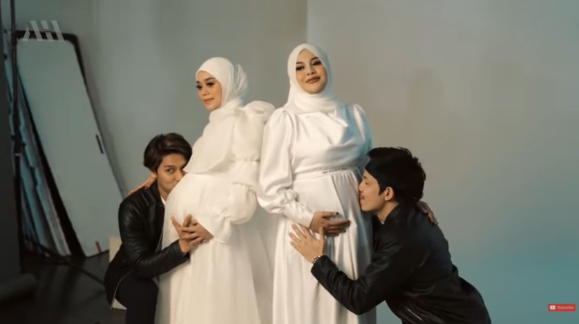 9 Momen Aurel-Atta & Lesty-Billar maternity shoot bareng, kompak abis