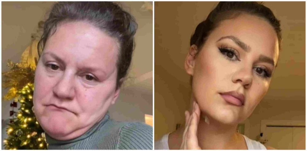 7 Potret transformasi makeup wajah kendur jadi glow up bikin takjub