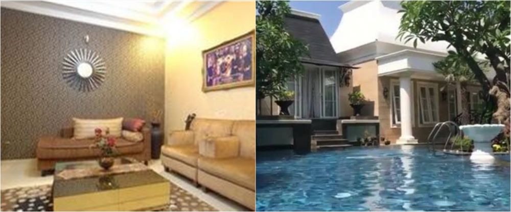 Potret rumah 7 pelawak OVJ, milik Denny Cagur ada waterboom mini