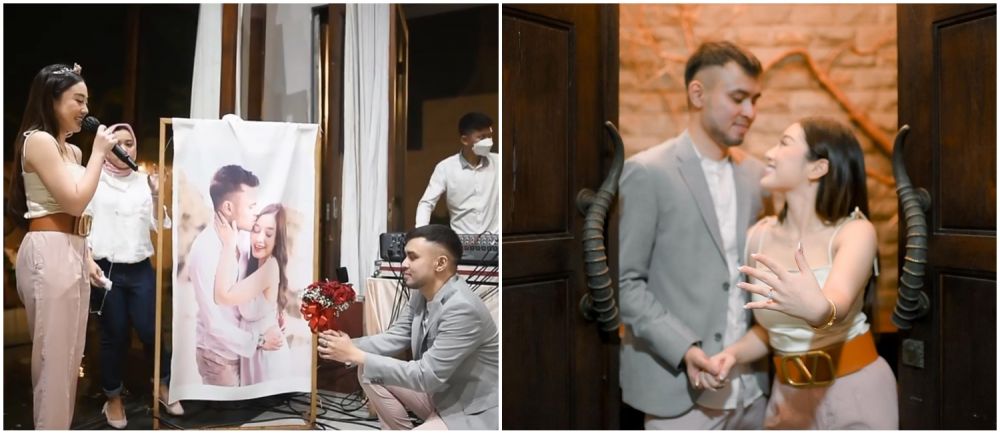 Momen romantis 5 selebgram dilamar kekasih, Awkarin dinyanyikan lagu