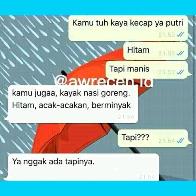 11 Chat lucu niatnya romantis ini endingnya jadi nyesek abis