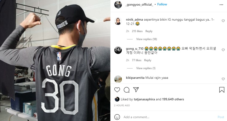 Bikin akun Instagram pribadi, ini unggahan pertama Gong Yoo