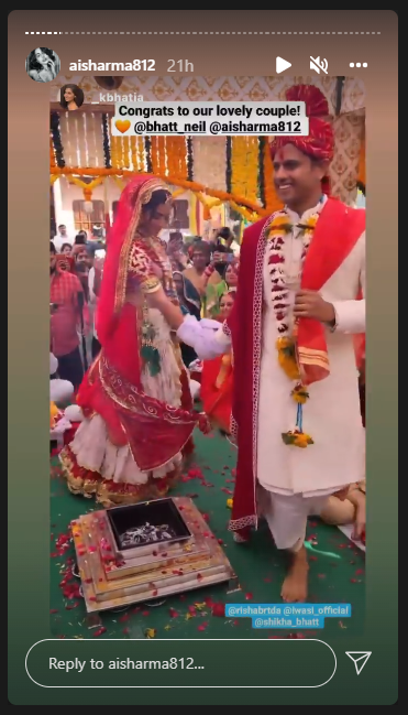 7 Potret pernikahan Aishwarya Sharma dan Neil Bhatt, meriah & romantis
