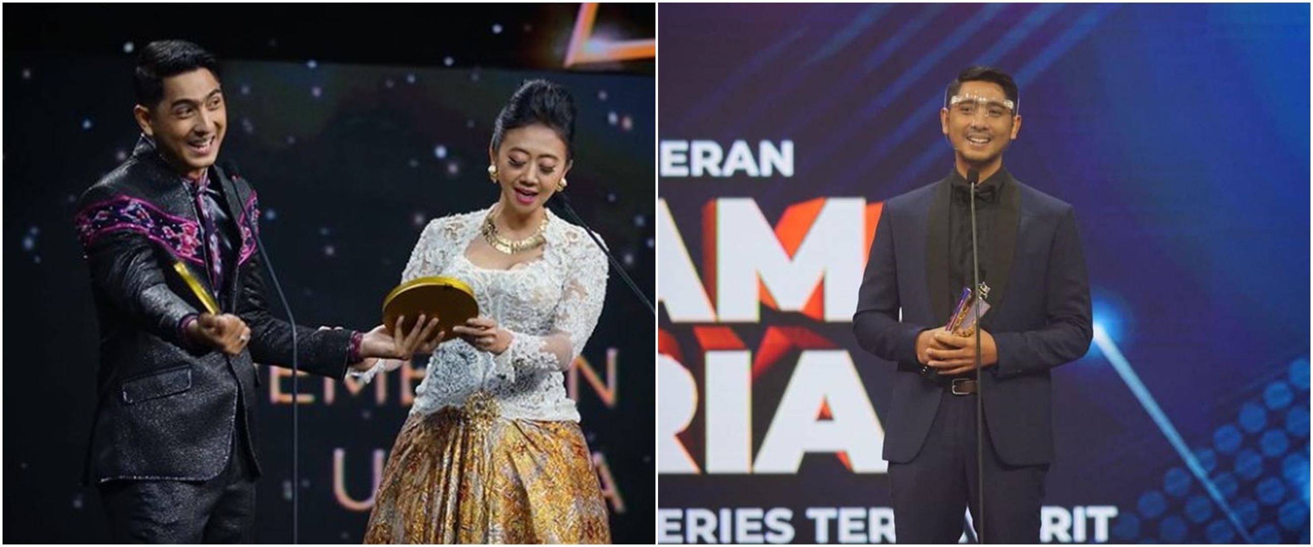 7 Gaya Arya Saloka di berbagai acara penghargaan, gagah dan elegan