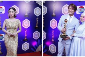 Gaya 9 seleb di Indonesian Dangdut Awards 2021, Lesty tampil elegan