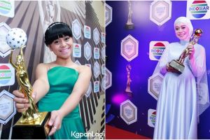 6 Gaya Lesty Kejora di Indonesian Dangdut Awards dari waktu ke waktu