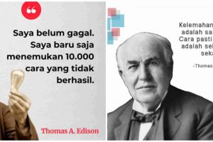57 Kata-kata motto hidup Thomas Alva Edison, sarat motivasi