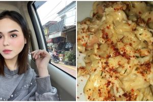 Resep kreasi mi instan carbonara ala Laura Anna ini bikin ngiler