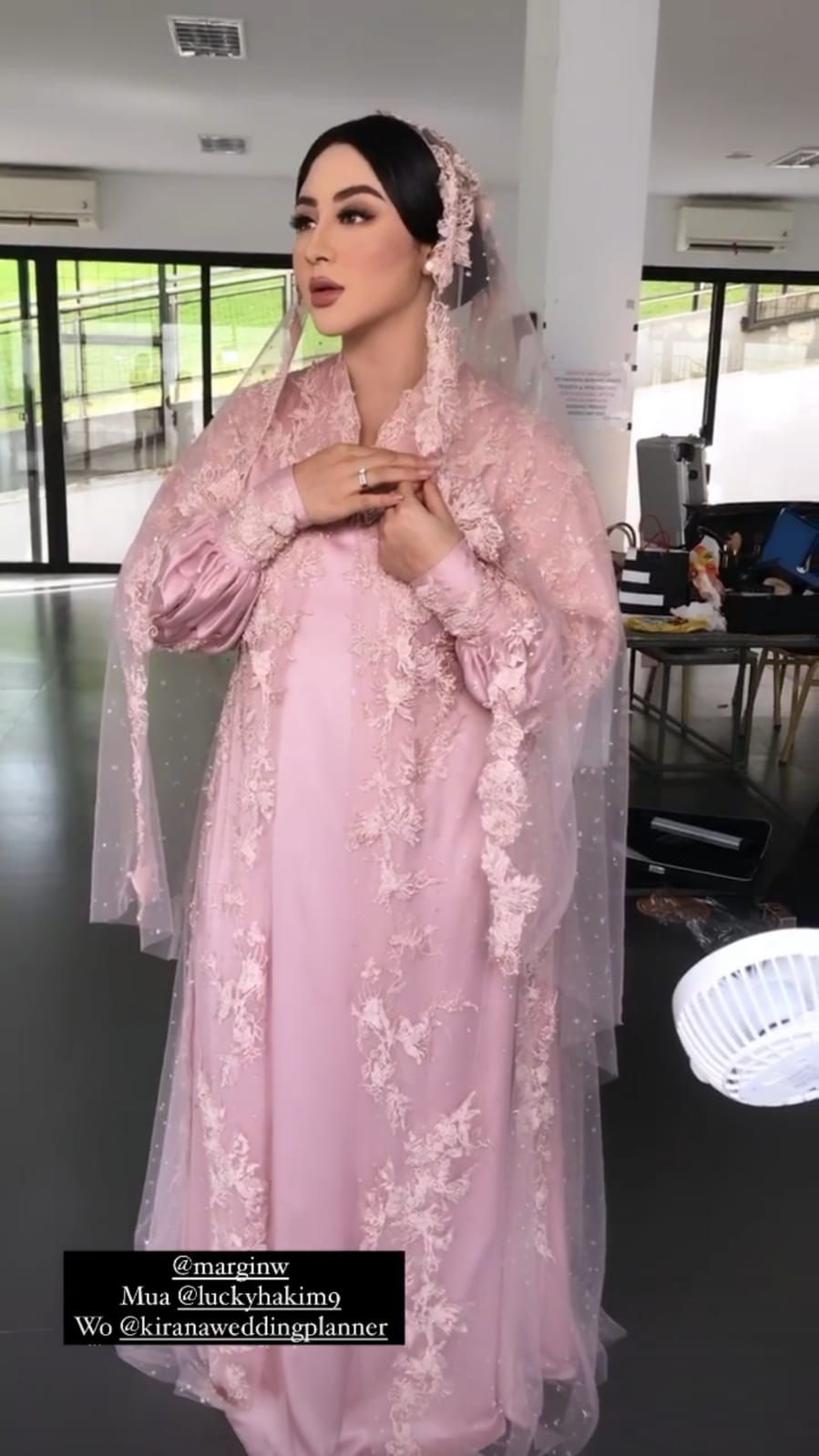 11 Momen akikah anak Margin dan Ali Syakieb, dekorasinya serba pink