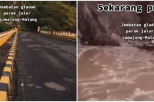 5 Potret sebelum & sesudah jembatan Gladak Perak terkena erupsi Semeru
