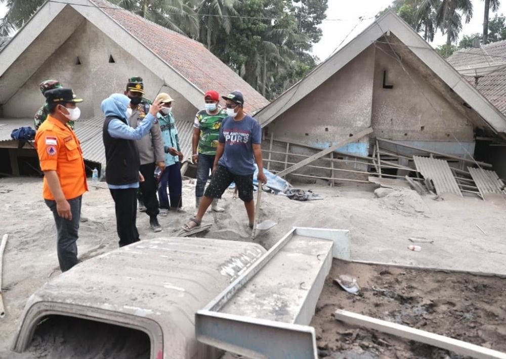 7 Kondisi terkini desa di Lumajang pasca erupsi Gunung Semeru 