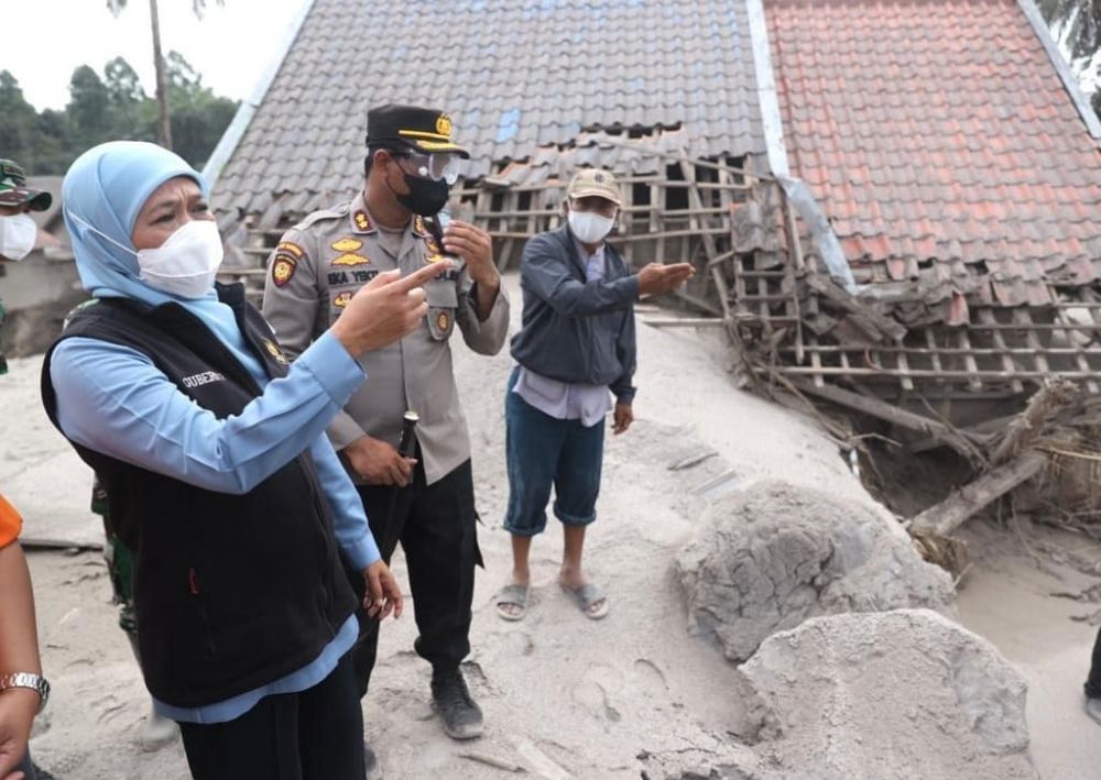 7 Kondisi terkini desa di Lumajang pasca erupsi Gunung Semeru 