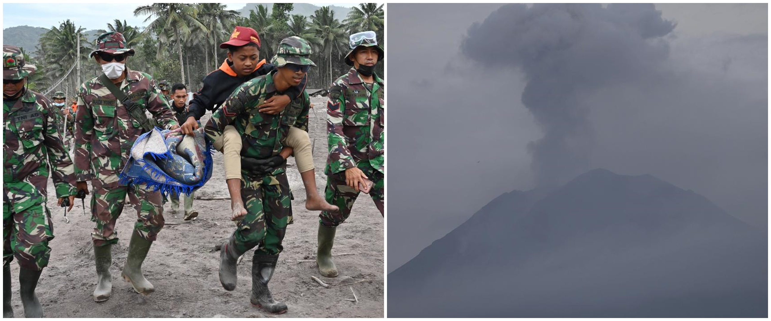 Data terkini korban erupsi Gunung Semeru, 15 meninggal dan 27 hilang