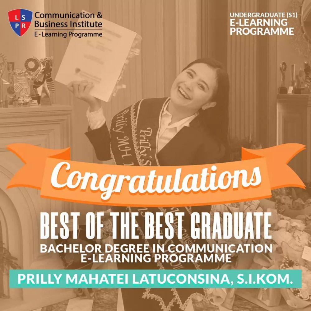 9 Momen wisuda Prilly Latuconsina, berhasil jadi wisudawan terbaik