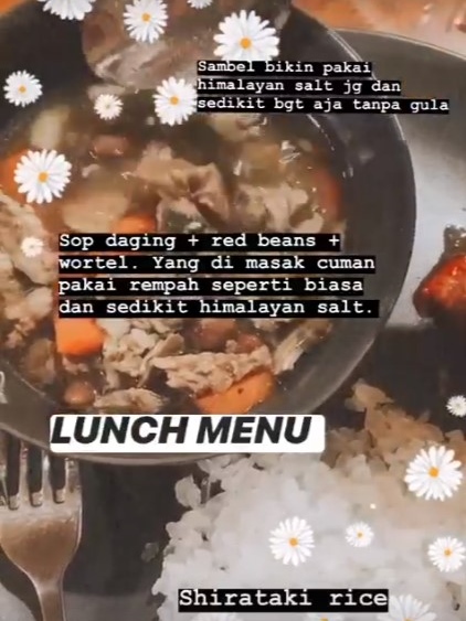 13 Pola makan Sabrina Chairunnisa saat diet, bikin langsing dan bugar