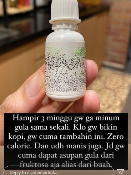 10 Bahan makanan ini dihindari John Martin, 2 bulan bobot turun 12 kg