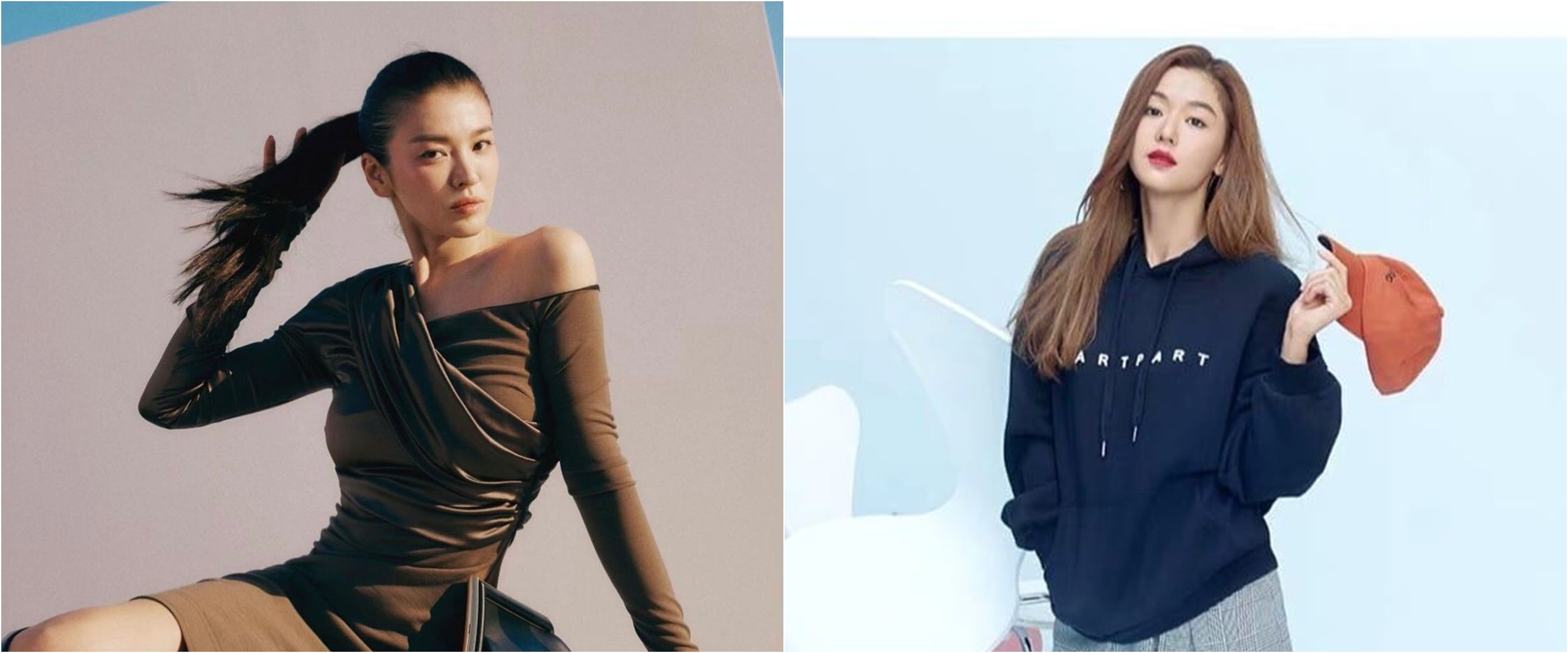 Jadi aktris Korea termahal, 11 beda gaya Song Hye-kyo dan Jun Ji-hyun