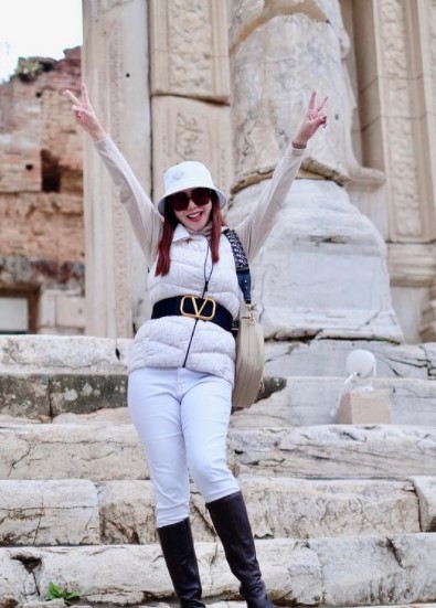 11 Momen Femmy Permatasari liburan di Turki, naik Gunung Erciyes