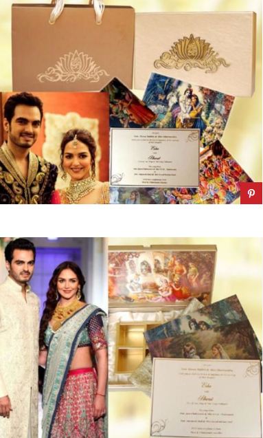 Potret undangan nikah 11 seleb Bollywood, milik Katrina Kaif elegan