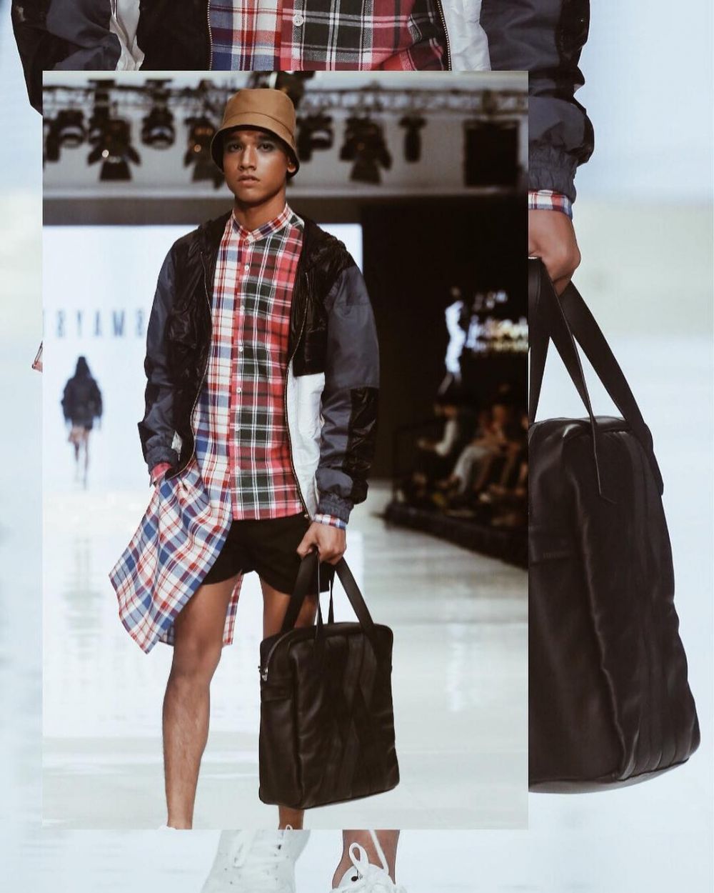 11 Gaya Fadly Faisal adik Bibi Ardiansyah di atas catwalk, stylish