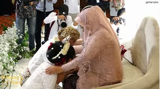 13 Momen akad nikah Danang D'Academy, kental dengan adat Jawa