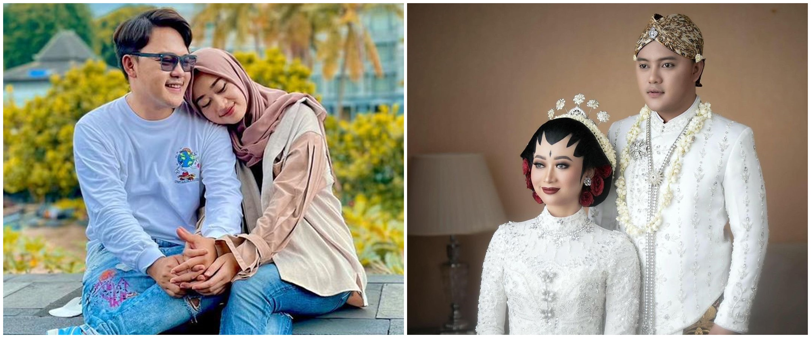 Romantis, 9 potret Danang DA dan istri dari pacaran sampai akad nikah