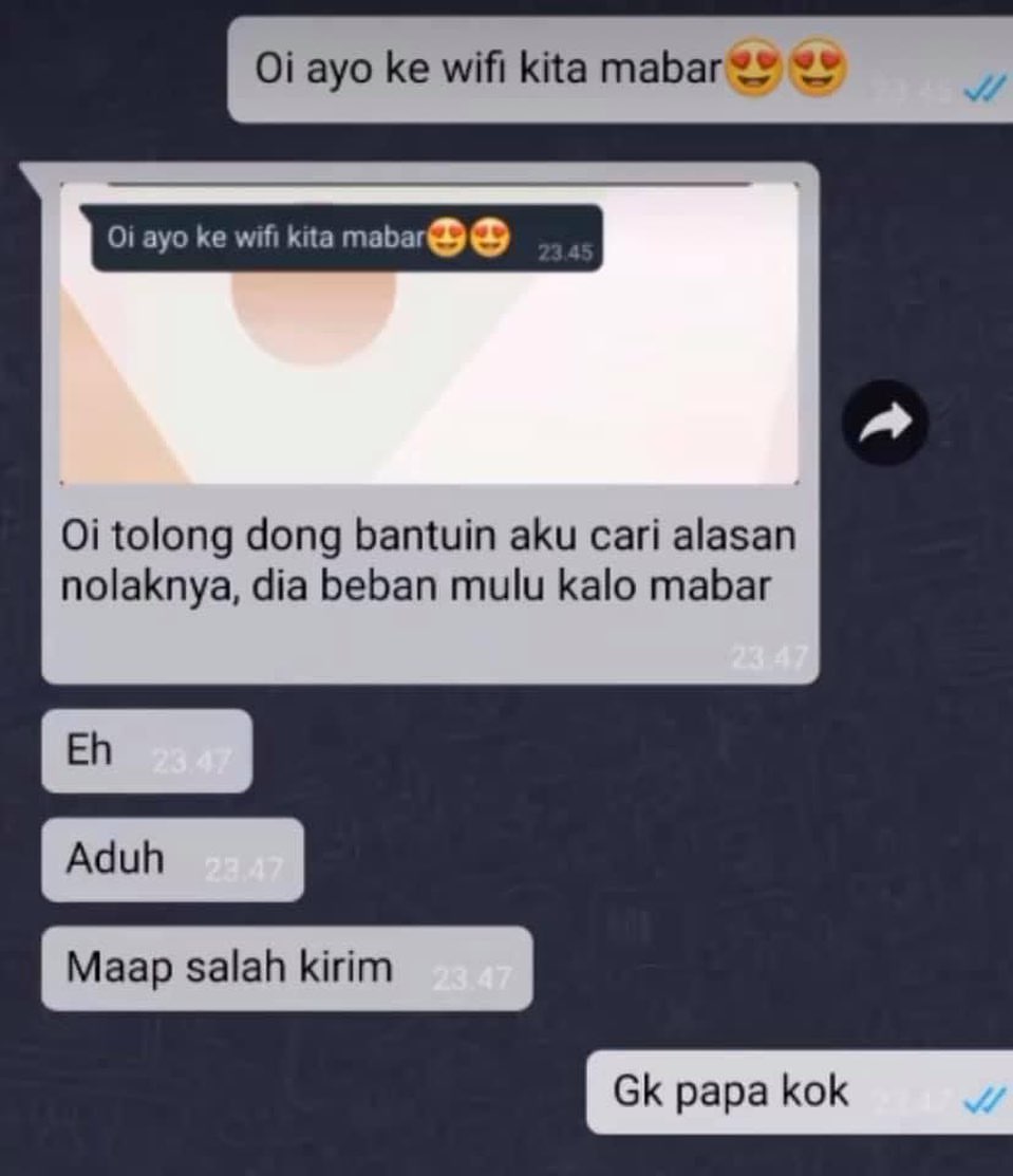 11 Chat lucu nggak tahunya salah sambung, bikin malu sendiri