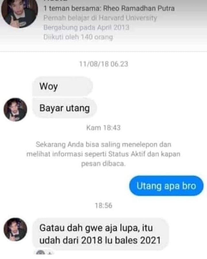 11 Chat lucu nggak tahunya salah sambung, bikin malu sendiri