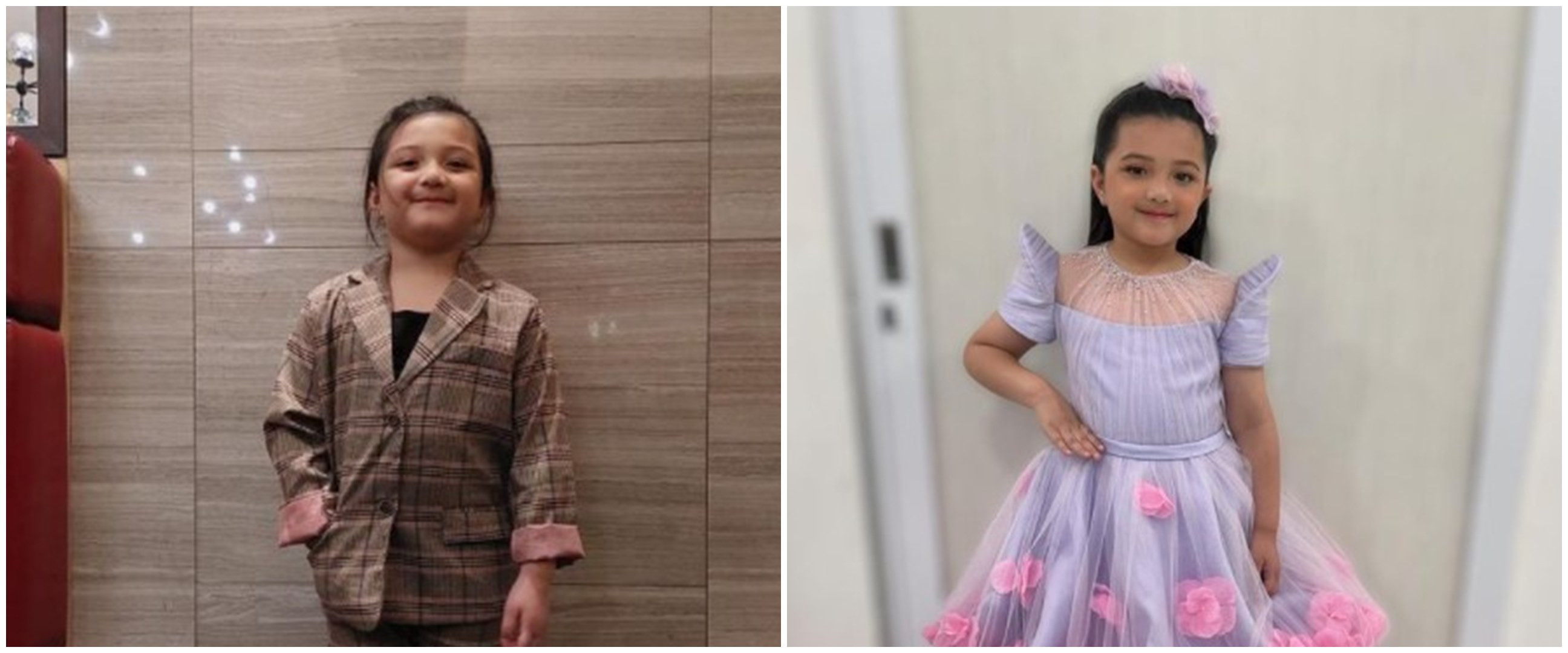9 Momen ulang tahun Arsy ke-7 tahun, dandan ala princess Mulan