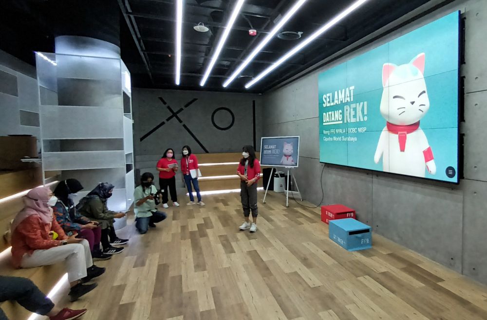 Kantor bank ini berkonsep gym, nih 7 spot instagramable di dalamnya