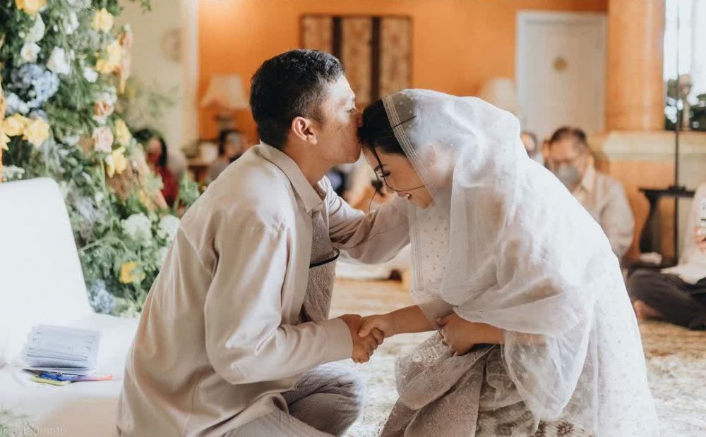 9 Momen tasyakuran 4 bulan kehamilan Ayla Dimitri, penuh haru