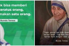 57 Kata-kata motto hidup Bunda Teresa, menginspirasi dan penuh makna