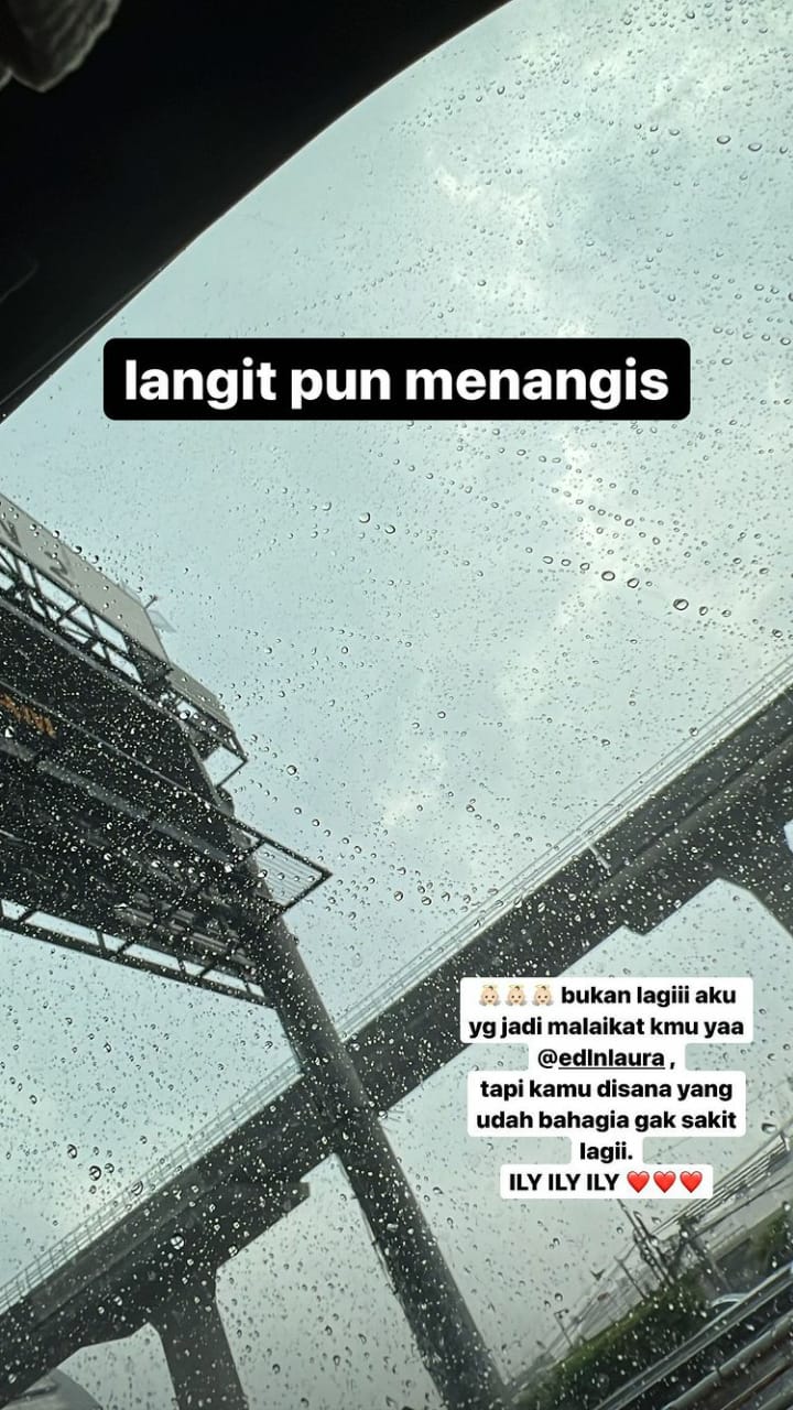 Laura Anna sempat tunjukkan pesan chat dari sahabat, isinya penuh haru
