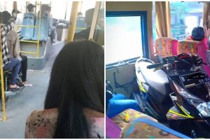 19 Potret lucu orang naik kendaraan umum, tingkahnya kocak