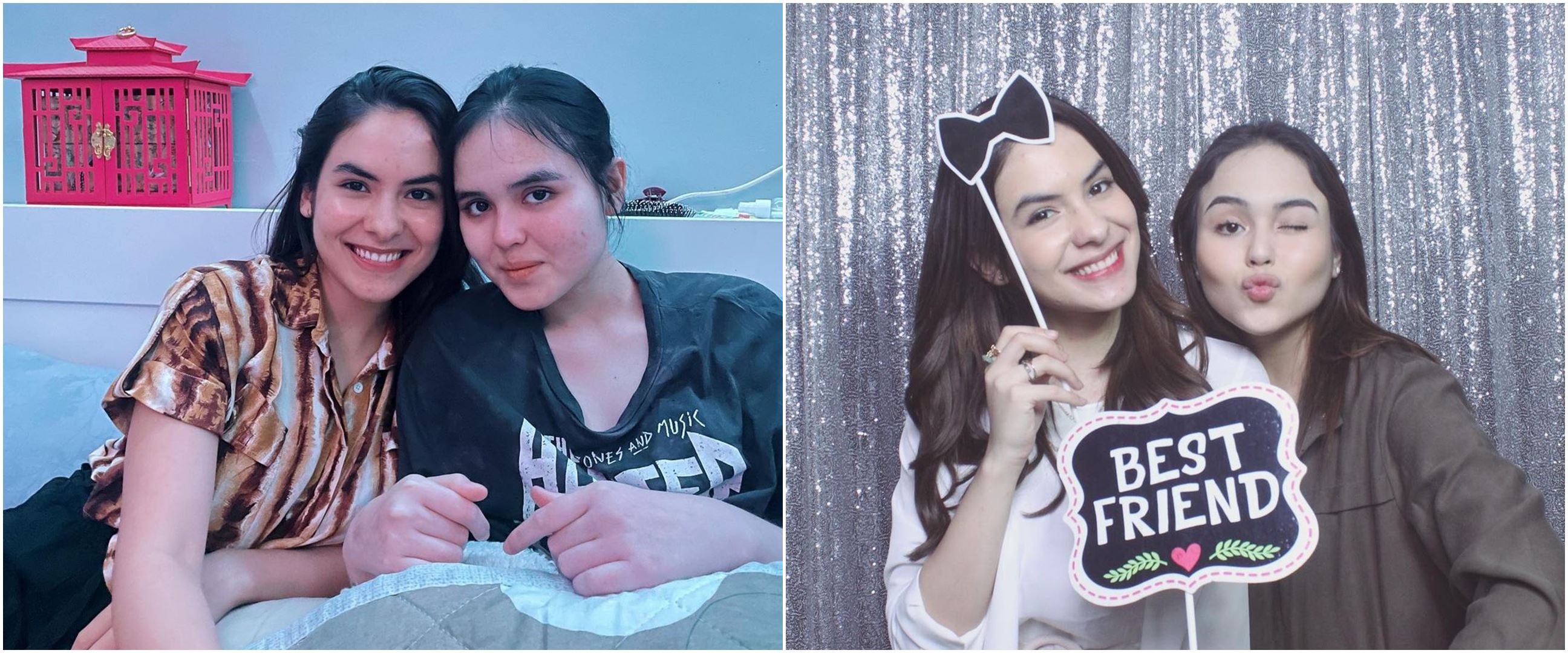 Jadi sosok penyemangat, 9 potret kenangan Steffi Zamora dan Laura Anna