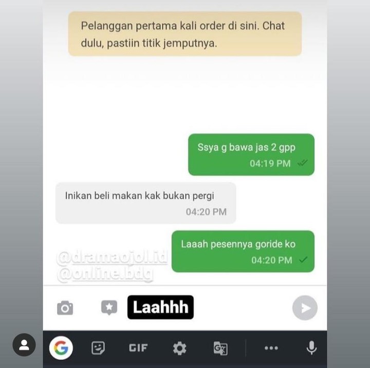 13 Alasan lucu order makanan ojek online dibatalkan, ada-ada aja