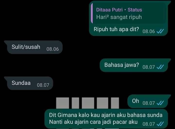 13 Chat lucu gara-gara satu kata ini jadi nggak ada ujungnya