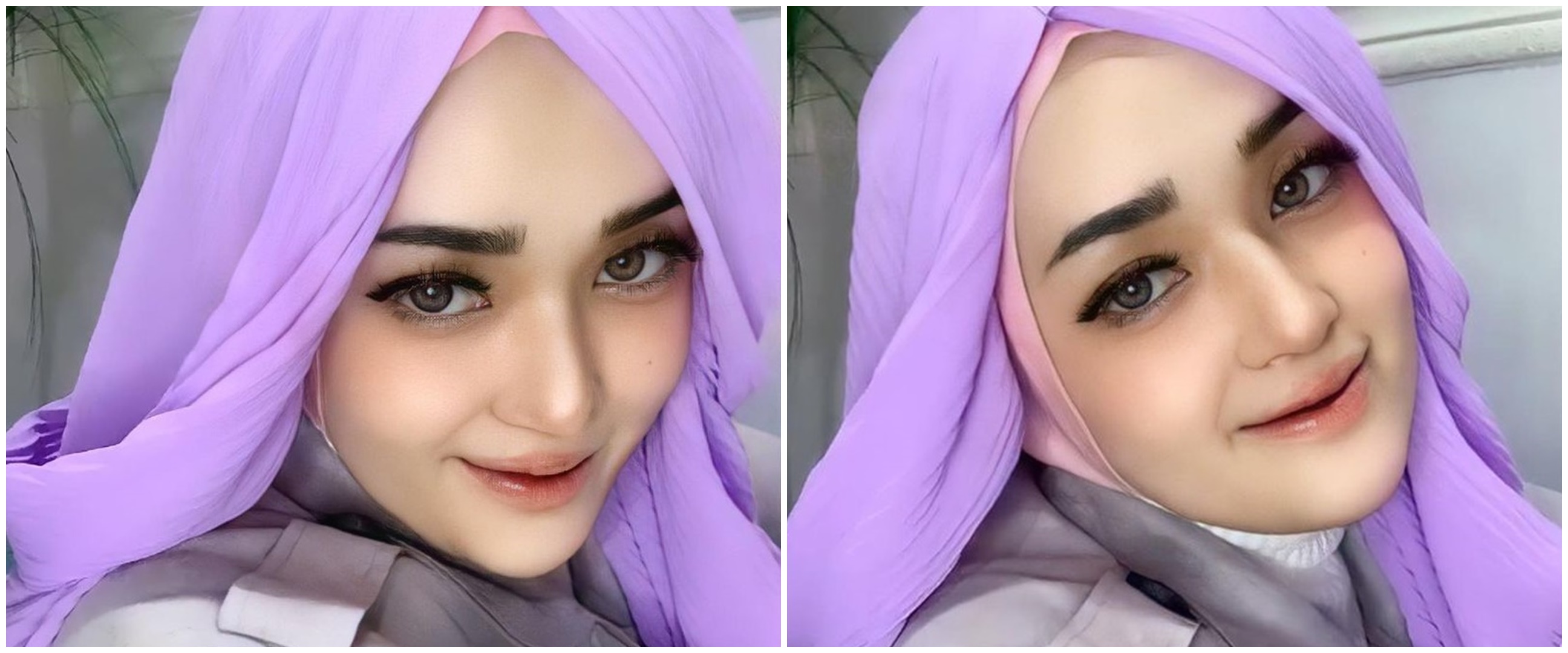 Viral PNS cantik dengan model hijab unik, 9 potretnya bak princess