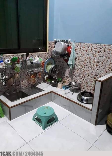 15 Potret lucu dapur warga +62 ini desainnya nggak ada tanding