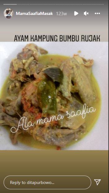 11 Masakan rumahan ala Dita Andini kakak Selvi Ananda buat keluarga
