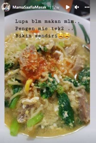 11 Masakan rumahan ala Dita Andini kakak Selvi Ananda buat keluarga