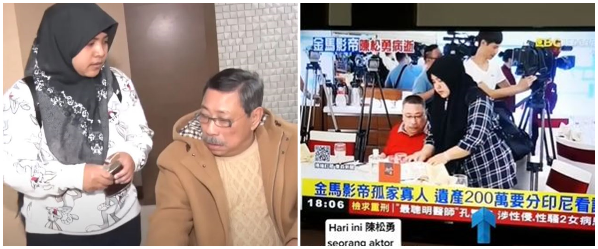 Kisah TKW Indonesia dapat warisan Rp 1 miliar dari aktor Taiwan