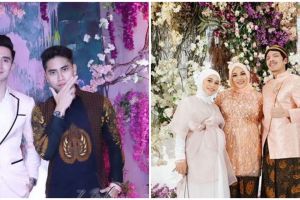 Gaya 11 seleb di 7 bulanan Aurel Hermansyah, Lesti tampil elegan