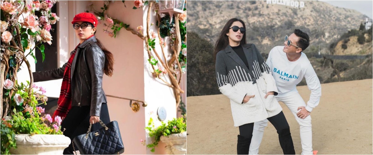 11 Mix and match outfit liburan ala Ussy Sulistiawaty, stylish bak ABG