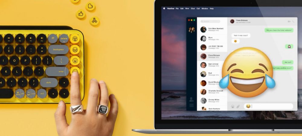 Logitech rilis Mechanical Keyboard unik, ada tombol emojinya