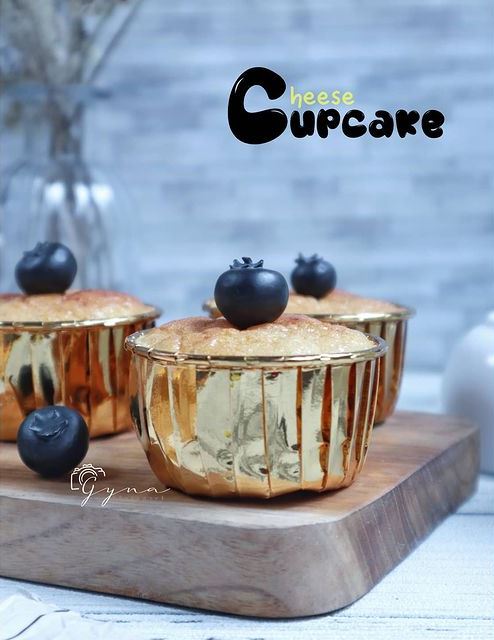 11 Cara membuat cup cake rasa keju, lezat, empuk, dan antigagal