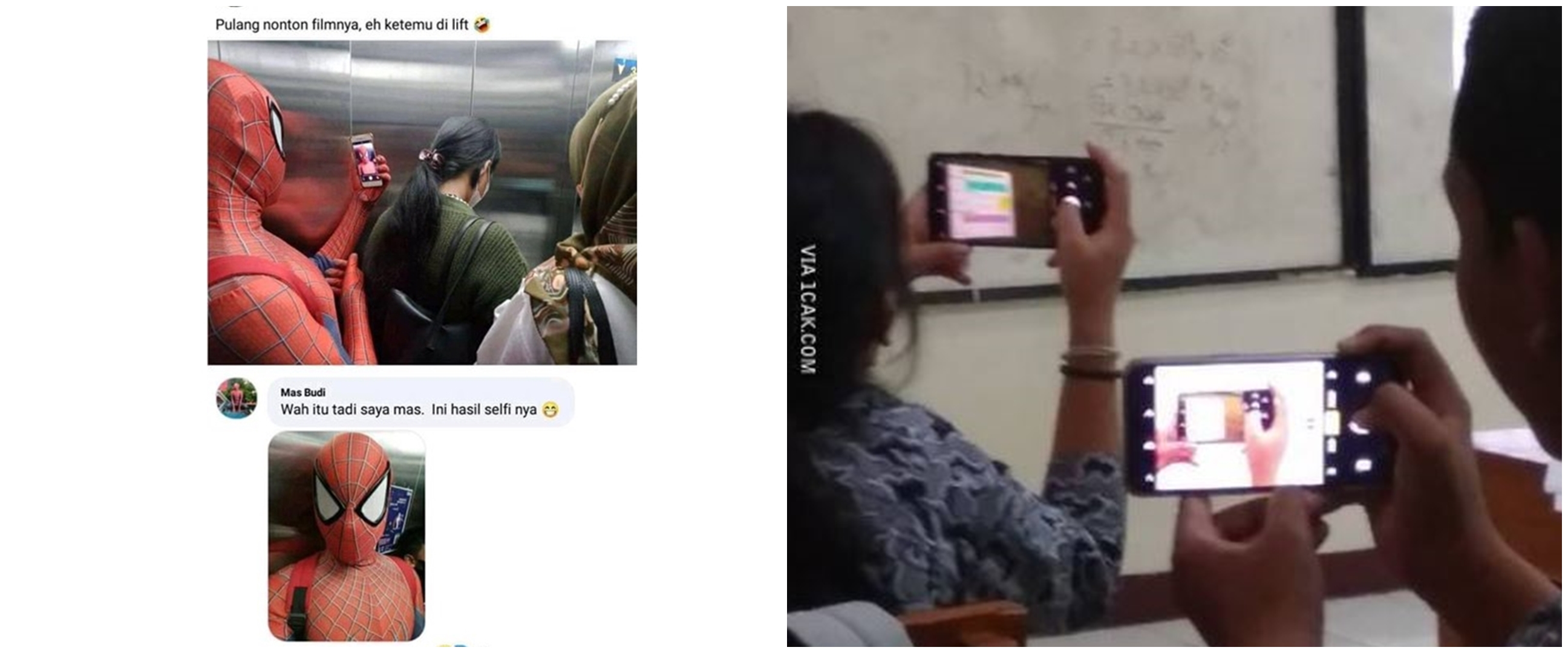 11 Momen lucu orang saling foto ini bikin ketawa cekikikan